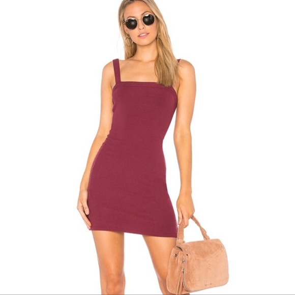Privacy Please Bradian Burgundy Tank Mini Dress - Picture 1 of 9